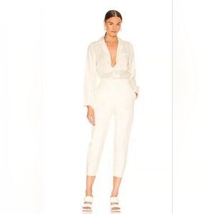 LBLC THE‎ LABEL CREAM Juliette Jumpsuit Large Nwt
